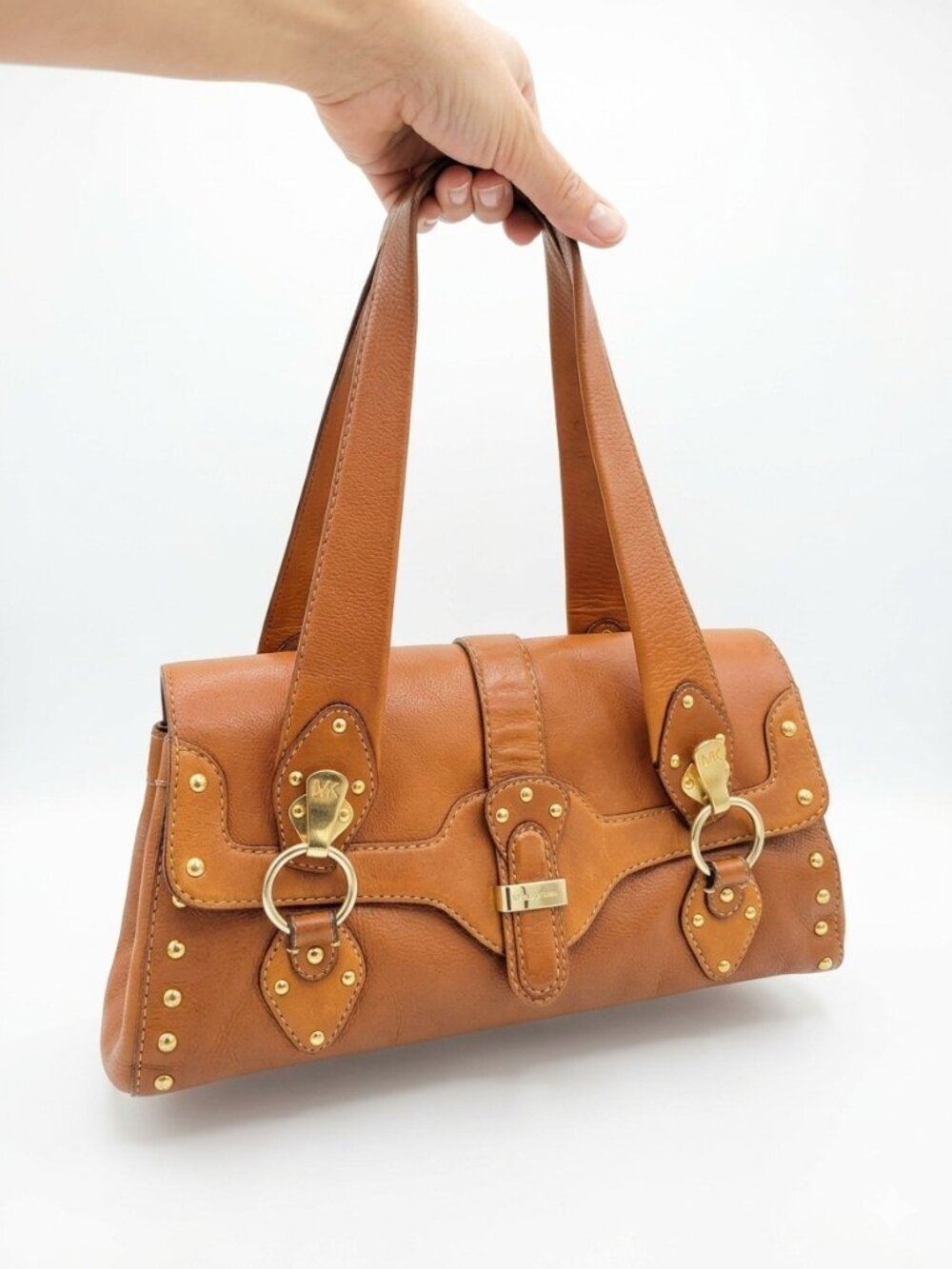 Y2K Vintage Rare Michael Kors Studded Shoulder Bag